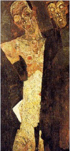 Le prophète, double autoportrait, Egon Schiele (1911).